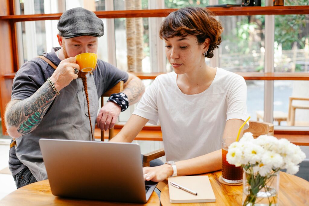 Women navigating her midlife crisis by starting a new career after 40.